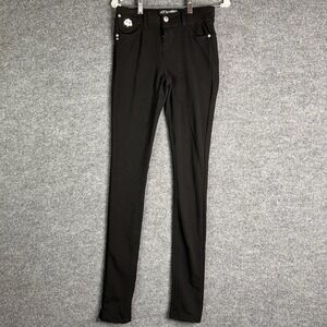 Dereon Skinny Jeans Womens Size 3/4 Black Spandex‎